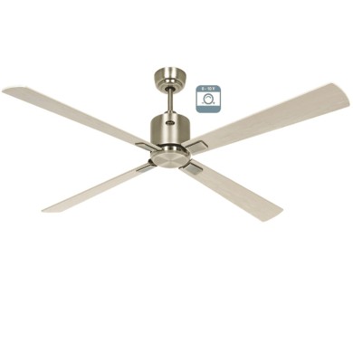 Ventilateur plafond Eco Neo III 152cm Laiton antique Érable et hêtre 0-10 Volts CASAFAN 9443231