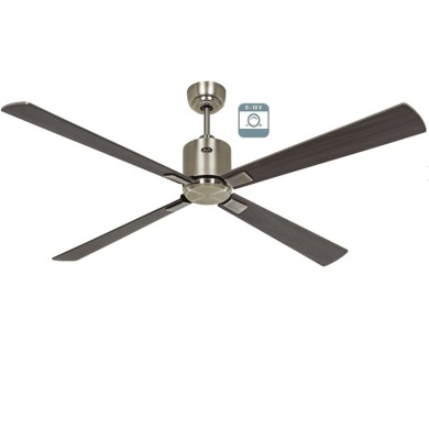 Ventilateur plafond Eco Neo III 152cm Laiton antique Noyer et Cerisier 0-10 Volts CASAFAN 9443131