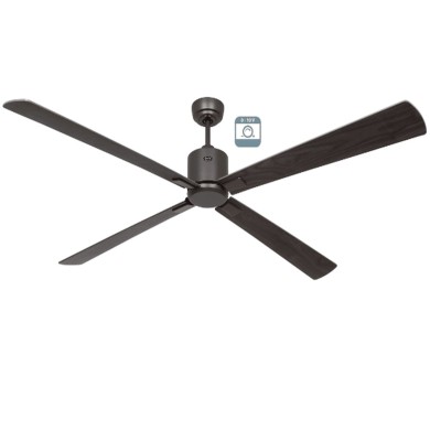 Ventilateur plafond Eco Neo III 180cm Bronze Noyer et Cerisier 0-10 Volts CASAFAN 9494151