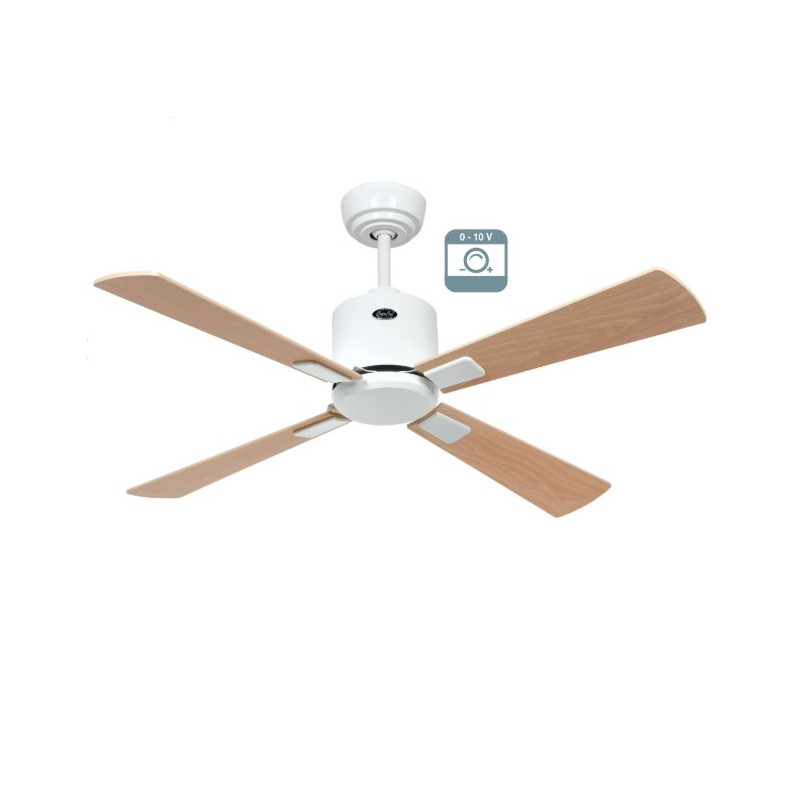 Ventilateur plafond Eco Neo III 103cm Blanc Érable et hêtre 0-10 Volts CASAFAN 9431211