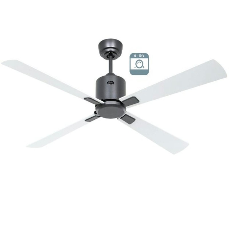 Ventilateur plafond Eco Neo III 132cm Gris Basalte Blanc et gris clair 0-10 Volts CASAFAN 9522321