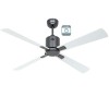 Ventilateur plafond Eco Neo III 132cm Gris Basalte Blanc et gris clair 0-10 Volts CASAFAN 9522321