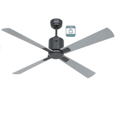 Ventilateur plafond Eco Neo III 132cm Gris Basalte Blanc et gris clair 0-10 Volts CASAFAN 9522321