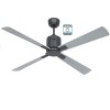 Ventilateur plafond Eco Neo III 132cm Gris Basalte Blanc et gris clair 0-10 Volts CASAFAN 9522321