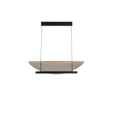Suspension ABISAL CCT 40W LED Noir Hêtre Bas MANTRA 9692