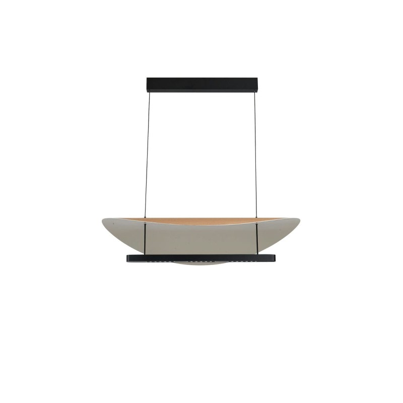 Suspension ABISAL CCT 40W LED Noir Hêtre Bas MANTRA 9692