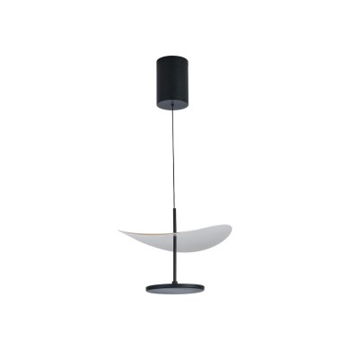 Suspension ABISAL CCT 12W LED Noir Hêtre MANTRA 9695