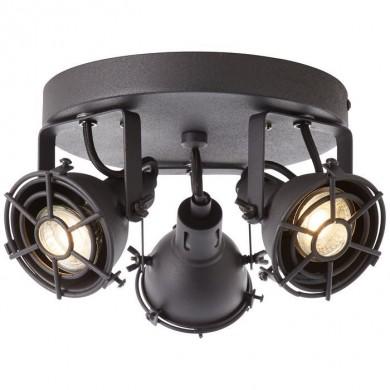 Plafonnier JESPER 3x5W GU10 Noircissement BRI_G54334_86 G54334/86 Plafonnier JESPER 3x5W GU10 Noircissement BRILLIANT G54334/86