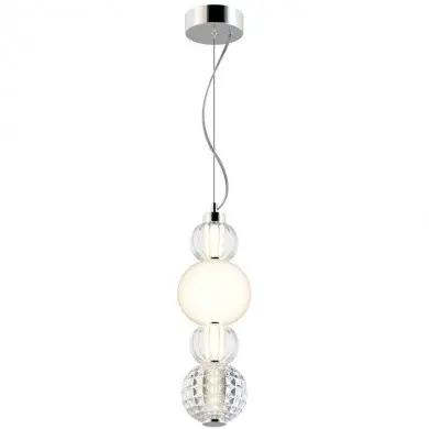 Suspension Collar Chrome Transparent LED 17W MAYTONI P069PL-L17CH3K