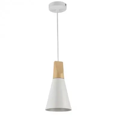 Suspension Bicones Blanc 1x60W E27 D140 MAYTONI P359-PL-140-W