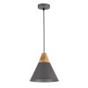 Suspension Bicones Noir 1x60W E27 Gris MAYTONI P359-PL-220-C