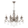 Lustre avec Pampilles Grace Laiton 8x60W E14 MAYTONI RC247-PL-08-R