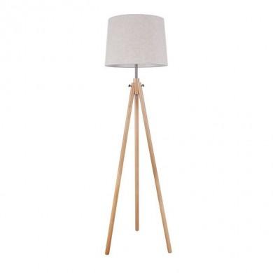 Lampadaire Trepied Bois Calvin Marron 1x60W E27 MAYTONI Z177-FL-01-BR