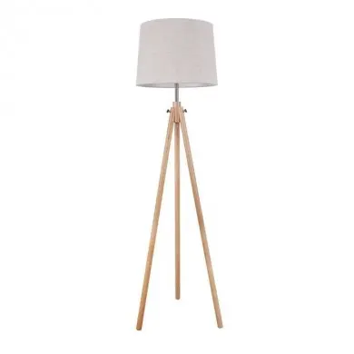 Lampadaire Trepied Bois Calvin Marron 1x60W E27 MAY_Z177-FL-01-BR Z177-FL-01-BR Lampadaire Trepied Bois Calvin Marron 1x60W E27 MAYTONI Z177-FL-01-BR