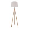 Lampadaire Trepied Bois Calvin Marron 1x60W E27 MAYTONI Z177-FL-01-BR