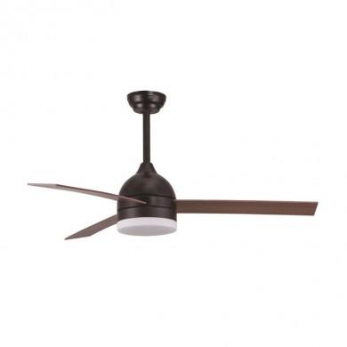 Ventilateur de plafond Tramuntana 132cm Noir Bois MIMAX LIGHTING TRAMUNTANA