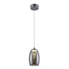 Suspension METROPOLIS 1x5W Led Chrome-fumé BRILLIANT G60770/93