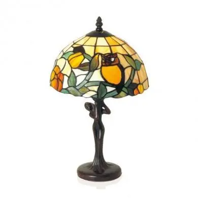 Lampe Art Deco Tiffany HIBOU 1xE14 H40 AT_L900_HIB L900-HIB Lampe Art Deco Tiffany HIBOU 1xE14 H40 MYTIFFANY L900-HIB