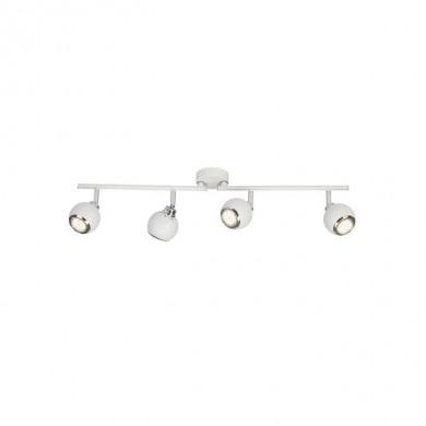 Plafonnier orientables INA LED 4x3W GU10 BLANC CHROME BRILLIANT G77732/05