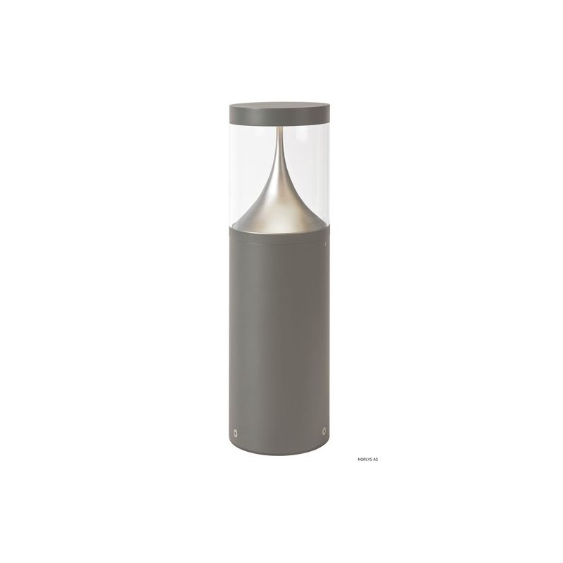 Borne Gris aluminium EGERSUND 20,3W 63cm NORLYS 1285AL