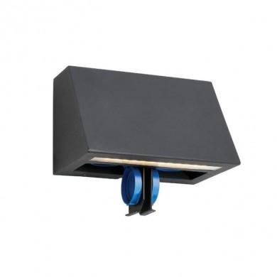 Applique murale SKI Noir 5,2W LED avec 2 prises NOR_1391SV 1391SV Applique murale SKI Noir 5,2W LED avec 2 prises NORLYS 1391SV