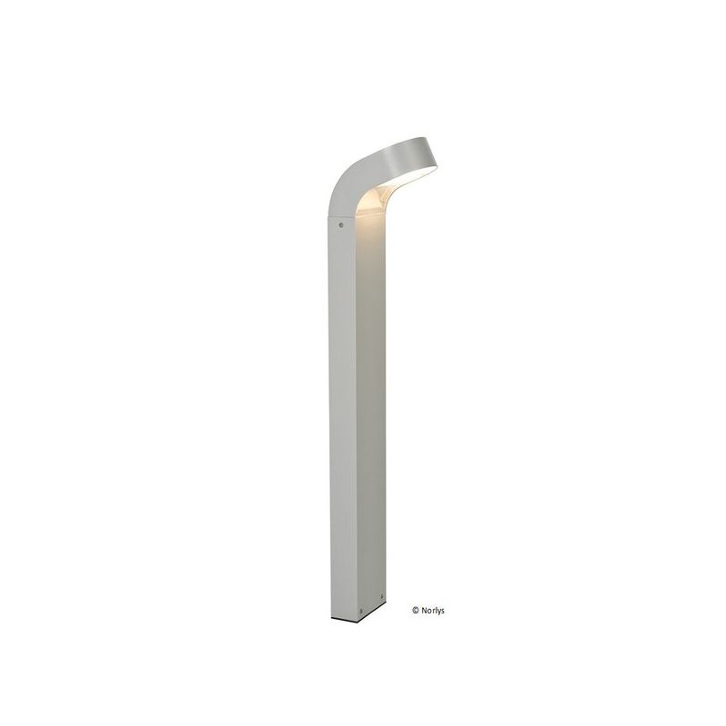 Borne Gris aluminium MOLDE 8,6W 80cm NORLYS 1901AL