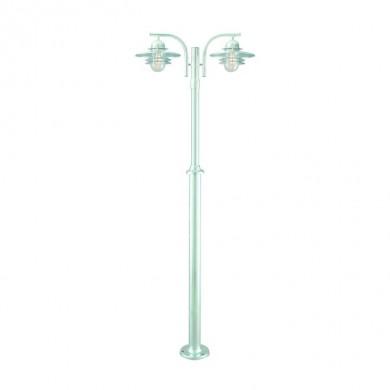 Lampadaire exterieur GALVANISE OSLO 2X57W Max 238cm NORLYS 242GA