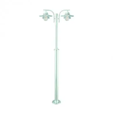 Lampadaire exterieur GALVANISE OSLO 2X57W Max 238cm NORLYS 242GA