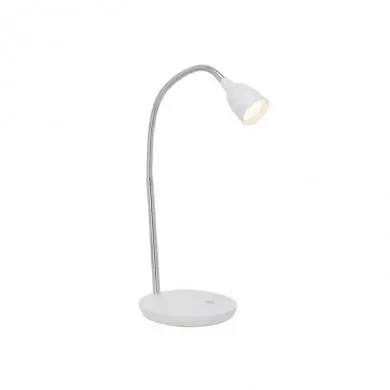 Lampe de bureau ANTHONY 1x2 4W LED intégrée ACIER BLANC BRI_G92935_05 G92935/05 Lampe de bureau ANTHONY 1x2 4W LED intégrée ACIER BLANC BRILLIANT G92935/05