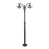 Lampadaire exterieur NOIR OSLO 2X57W Max 238cm NORLYS 242SV