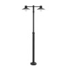 Lampadaire exterieur Noir LUND 2X57W Max NORLYS 275SV