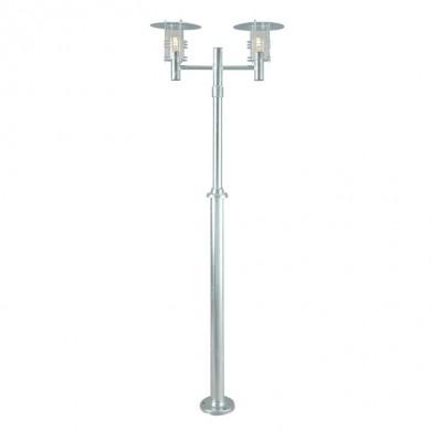 Lampadaire exterieur GALVANISE STOCKHOLM 2X46W Max 245cm  NORLYS 282GA