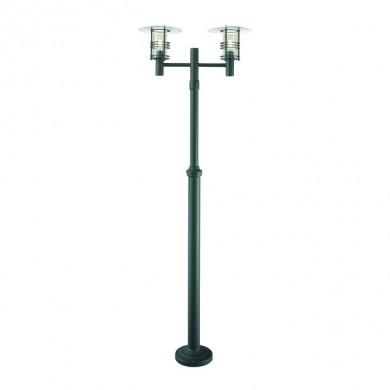 Lampadaire exterieur NOIR STOCKHOLM 2X46W Max 245cm  NORLYS 282SV