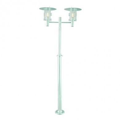 Lampadaire exterieur GALVANISE STOCKHOLM 2X70W Max 252cm  NORLYS 283GA