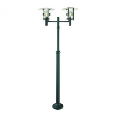 Lampadaire exterieur NOIR STOCKHOLM 2X70W Max 252cm NORLYS 283SV