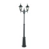 Lampadaire exterieur Noir MODENA 2x70W Max 272cm NORLYS 302SV