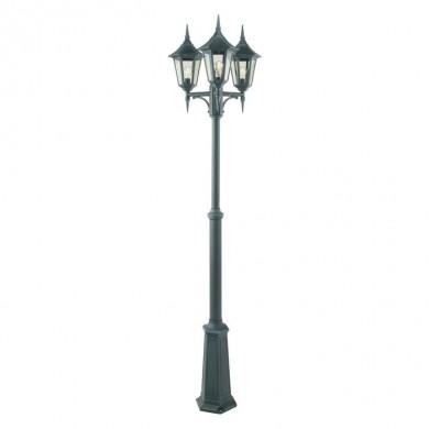 Lampadaire exterieur Vert antique MODENA 3x70W Max NORLYS 303AG