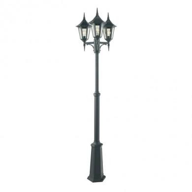 Lampadaire exterieur Noir MODENA 3x70W Max NORLYS 303SV