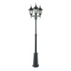 Lampadaire exterieur Noir MODENA 3x70W Max NORLYS 303SV