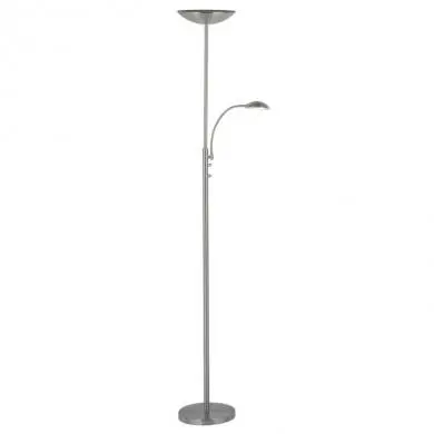Lampadaire ROSANNA 1x18W Led Acier BRI_G93011_13 G93011/13 Lampadaire ROSANNA 1x18W Led Acier BRILLIANT G93011/13