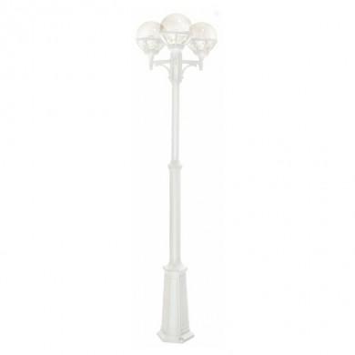 Lampadaire exterieur Blanc BOLOGNA 3x46W Max NORLYS 364VI