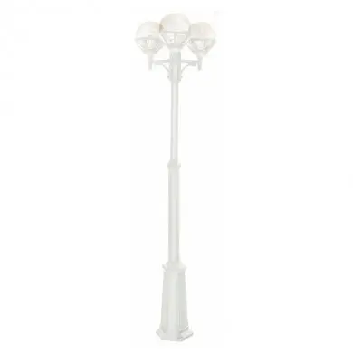Lampadaire exterieur Blanc BOLOGNA 3x46W Max NORLYS 364VI