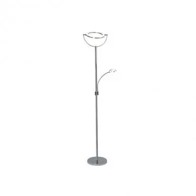Lampadaire avec liseuse DEMIAN 1x18W LED intégrée ACIER CHROME BRI_G93033_77 G93033/77 Lampadaire avec liseuse DEMIAN 1x18W LED intégrée ACIER CHROME BRILLIANT G93033/77