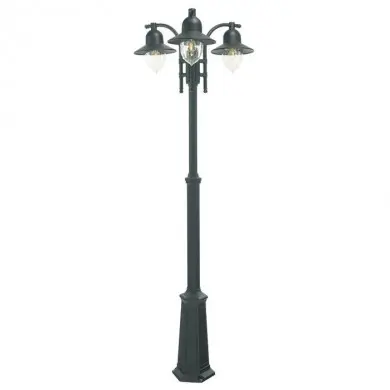 Candelabre exterieur Noir COMO 3x57W Max NORLYS 373SV