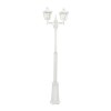 Lampadaire Extérieur Blanc LONDON 2x70W Max 275cm NORLYS 482VI