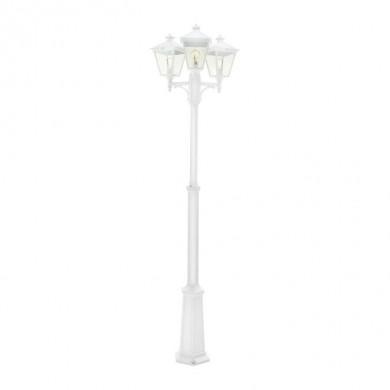 Lampadaire exterieur Blanc LONDON 3x70W Max NORLYS 483VI