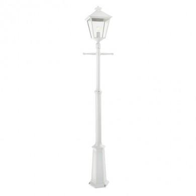 Lampadaire Extérieur Blanc LONDON 70W Max NORLYS 491VI