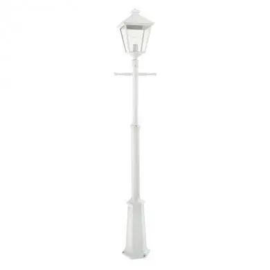 Lampadaire Extérieur Blanc LONDON 70W Max NOR_491VI 491VI Lampadaire Extérieur Blanc LONDON 70W Max NORLYS 491VI
