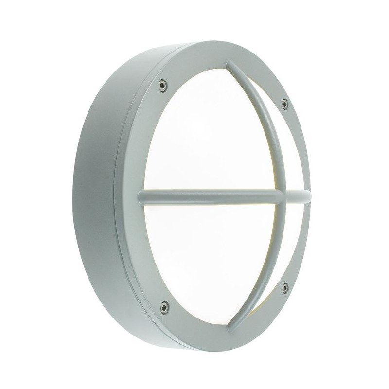 Applique Murale Gris aluminium RONDANE E27 9,5W Max en led NORLYS 538AL