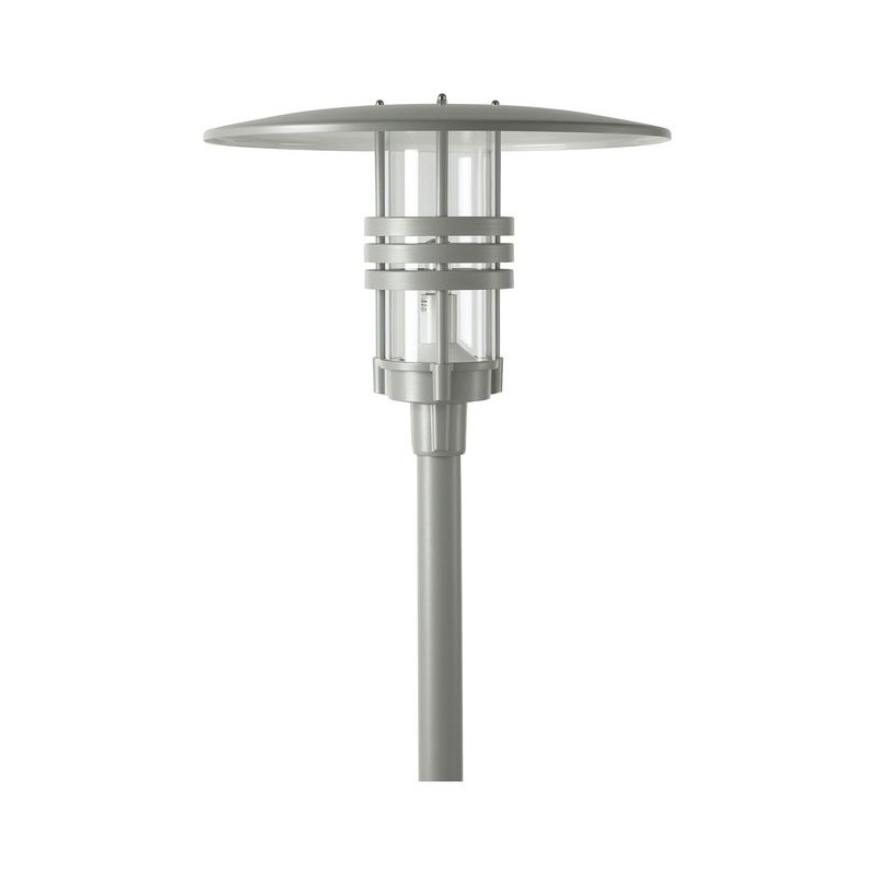 Tête de Lampadaire exterieur Gris aluminium VISBY 70W Max NOR_561AL 561AL Tête de Lampadaire exterieur Gris aluminium VISBY 70W Max NORLYS 561AL